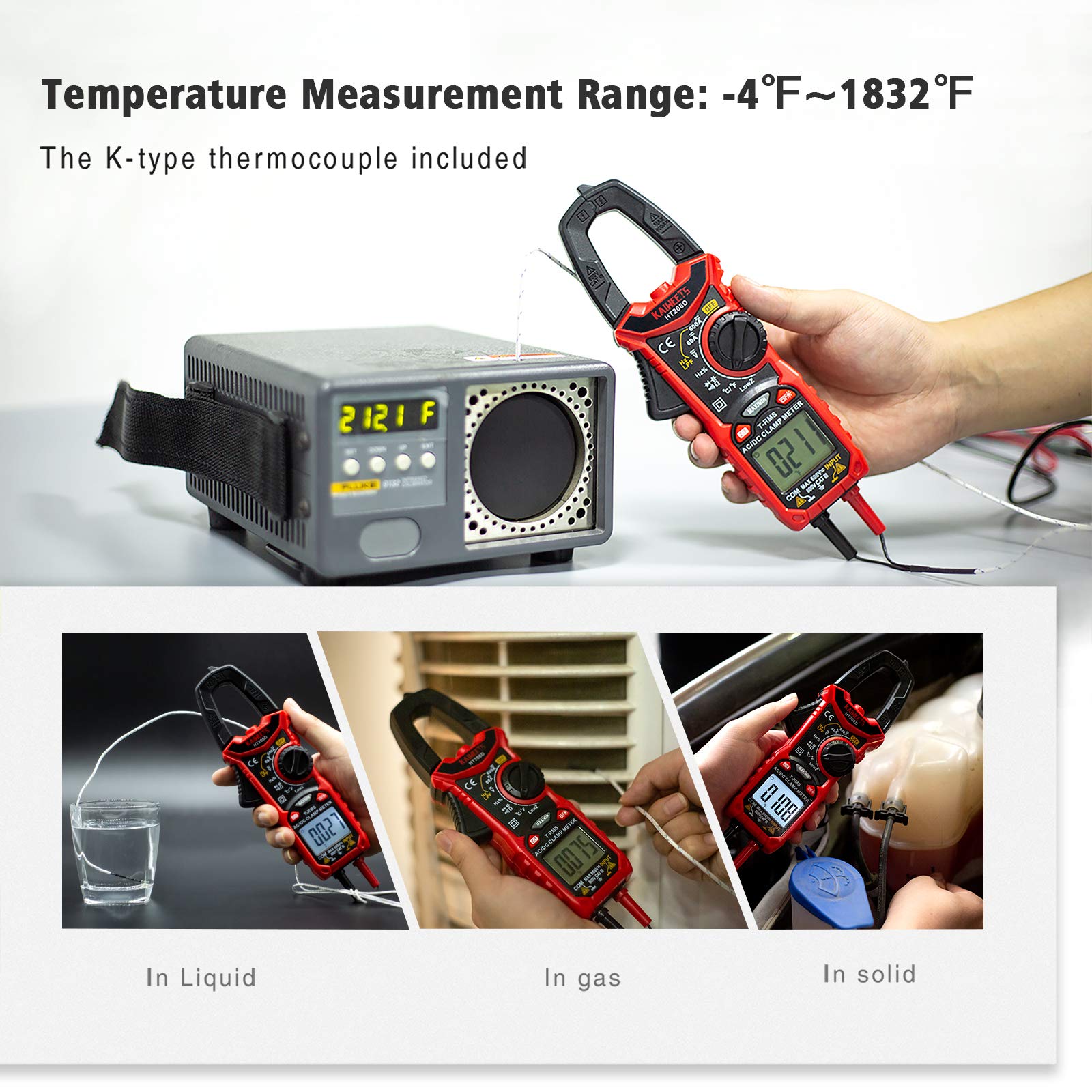 Đồng hồ đo điện vạn năng Kaiweets HT206D