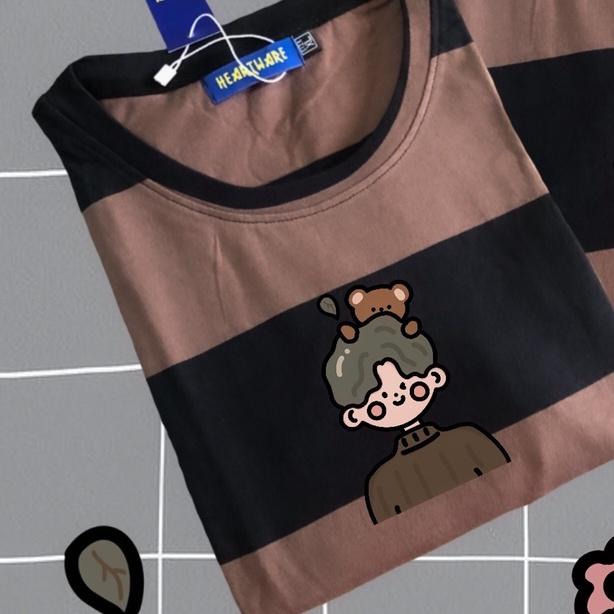 Áo thun tay lỡ 100% cotton mềm mịn ulzzang unisex - ẢNH THẬT