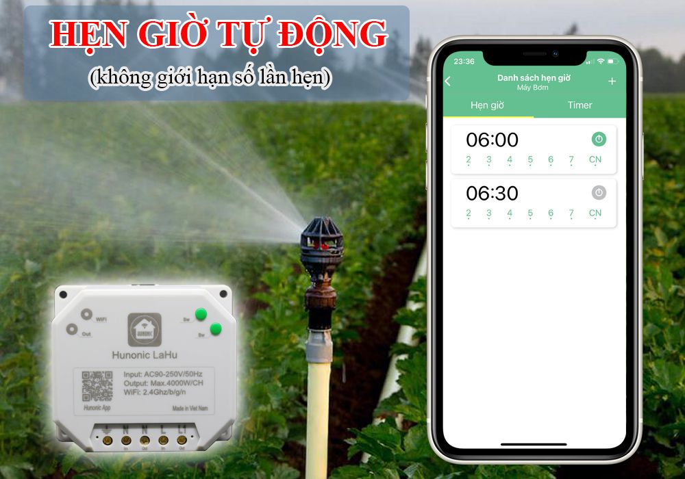 Công tắc thông minh LAHU việt nam 1 Kênh 4000w