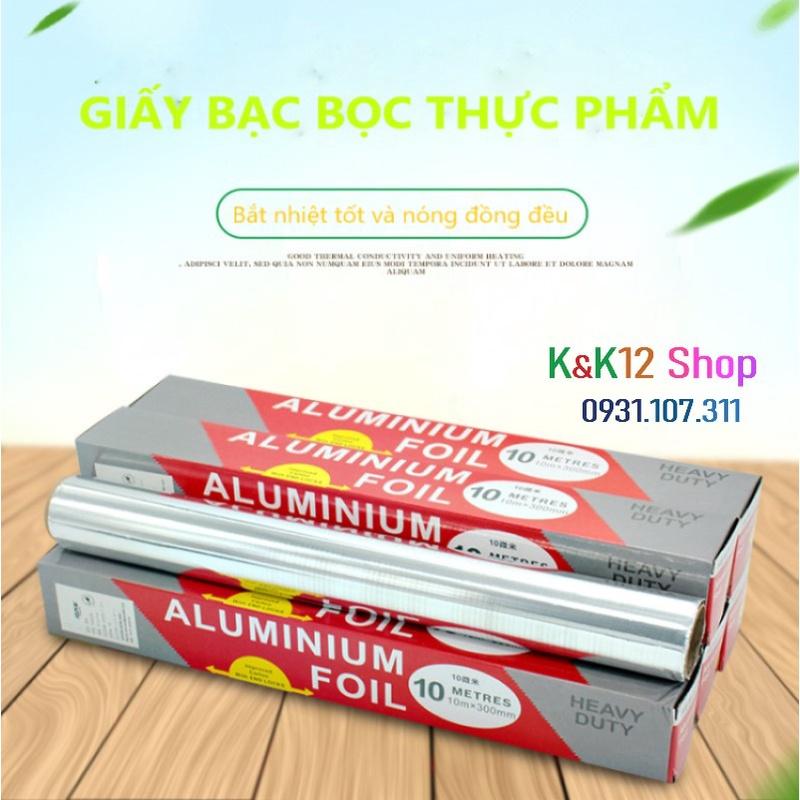 Giấy bạc nướng thịt. Giấy nhôm bọc thực phẩm. Giấy nhôm nhà bếp