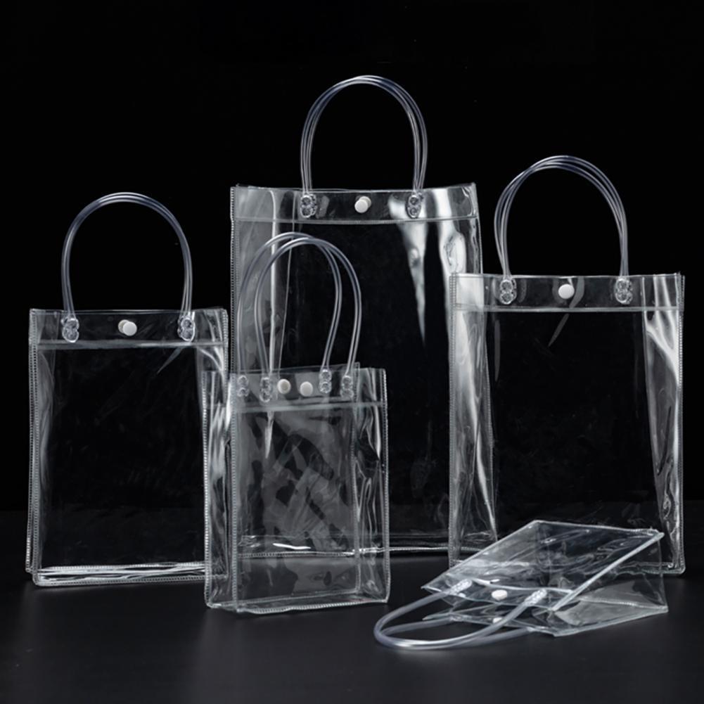 Clear Makeup Bag Handle Makeup Organizer for Women Travel Toiletry Bag Transparent Cosmetic Bag For Traveling Business Trip