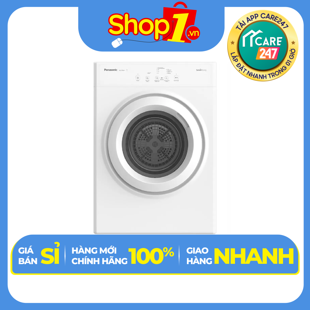 Máy sấy thông hơi Panasonic 7 kg NH-E70JA1WVT - Hàng chính hãng