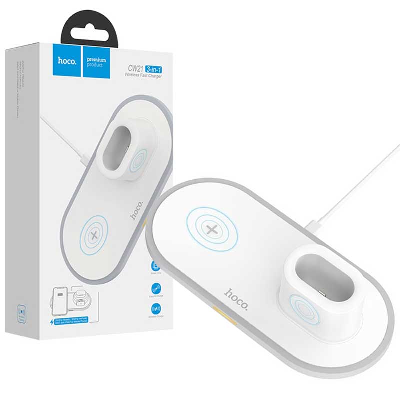 Đế sạc không dây HOCO CW21 cho điện thoại - Hàng chính hãng