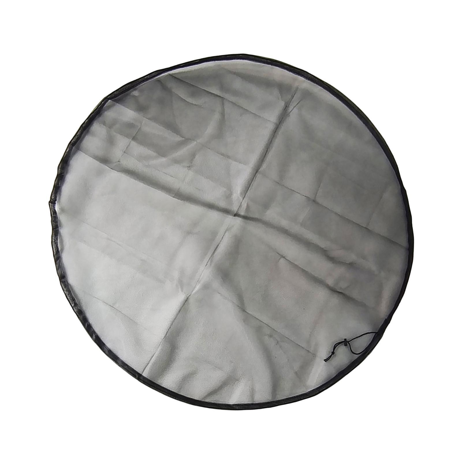 Mesh Cover for Rain Barrel Water Collection Buckets Cover for Outdoor Garden