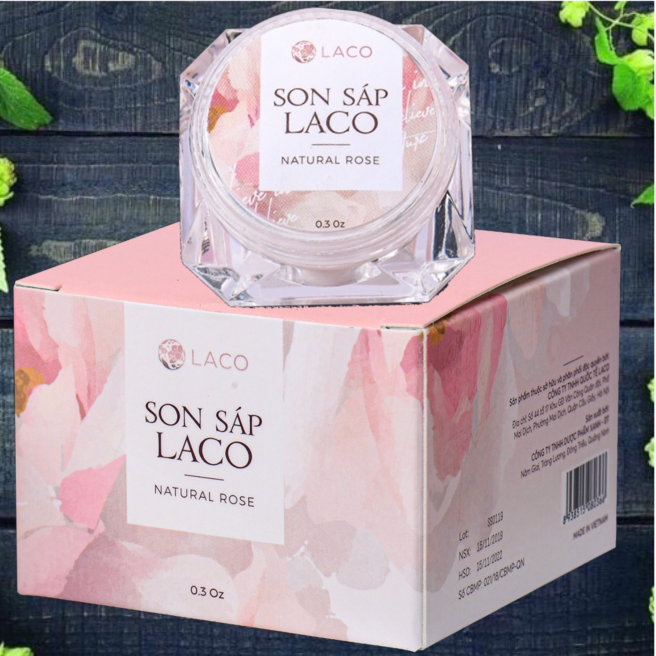 Son Dưỡng Môi Son sáp LACO Giảm Thâm Môi Chứa 100% Thành Phần Tự Nhiên Giúp Môi Căng Mọng Tươi Màu Phù Hợp Cho Mọi Đối Tượng Đặc Biệt Là Moo Khô Hủ 30gram
