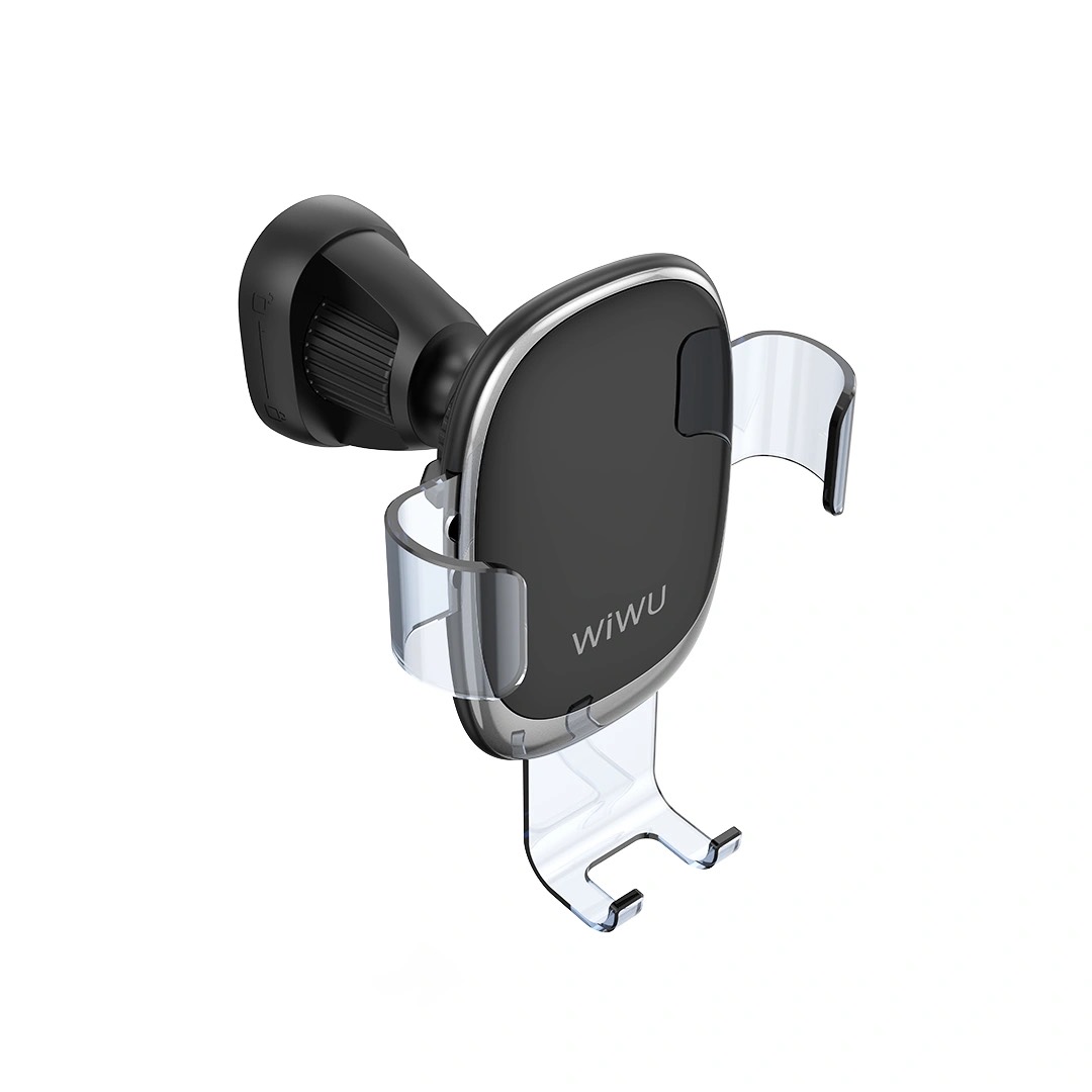 Giá đỡ Wiwu CH010 Car Mount cho điện thoại trên ô tô thiết kế móc đuôi nâng cấp hỗ trợ vững chắc - Hàng chính hãng