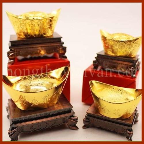 Thỏi Vàng tài lộc có Đế chiêu lộc,trang trí,quà tặng...
