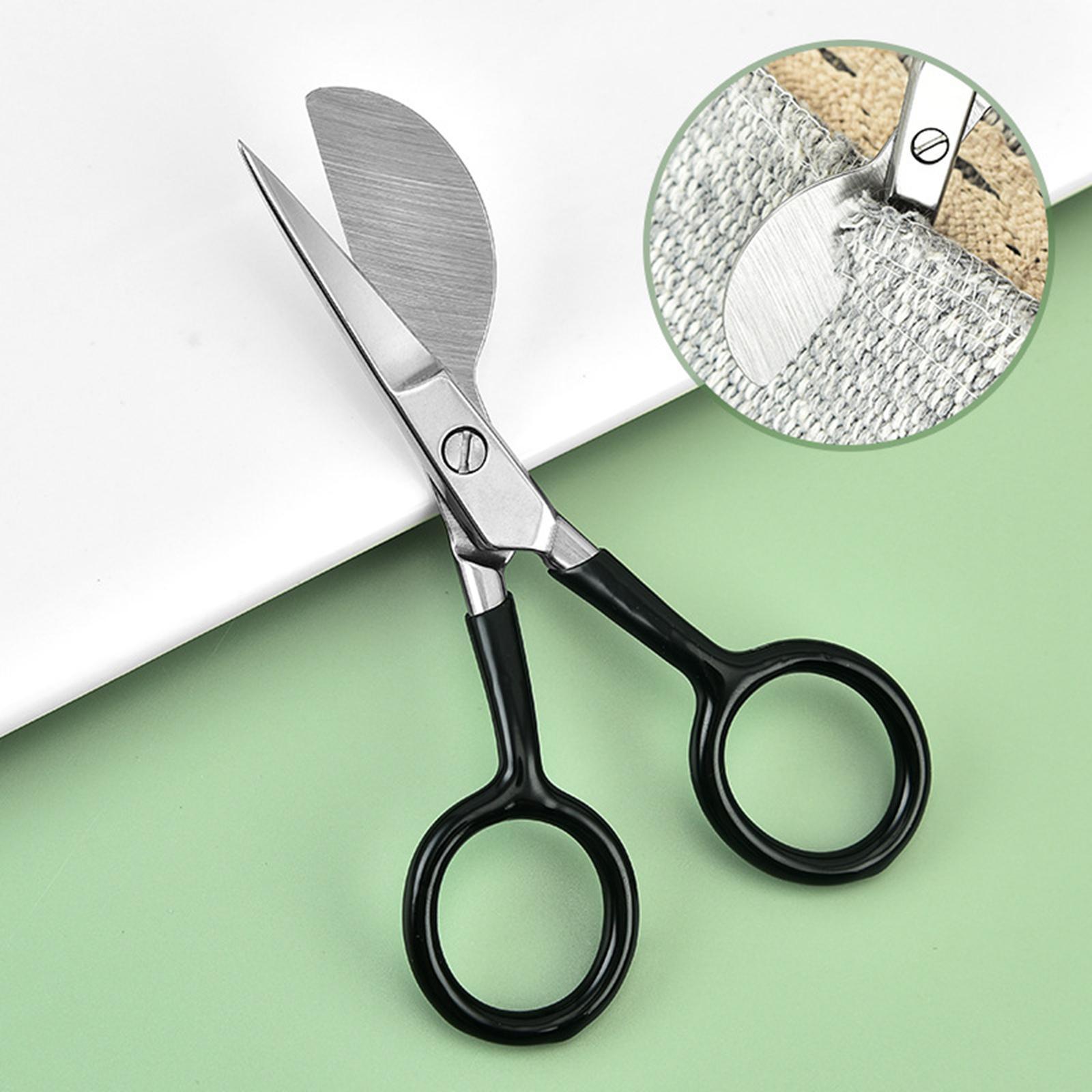 Duckbill Applique Scissors Lace Arts Craft Trimming Scissors Straight Handle