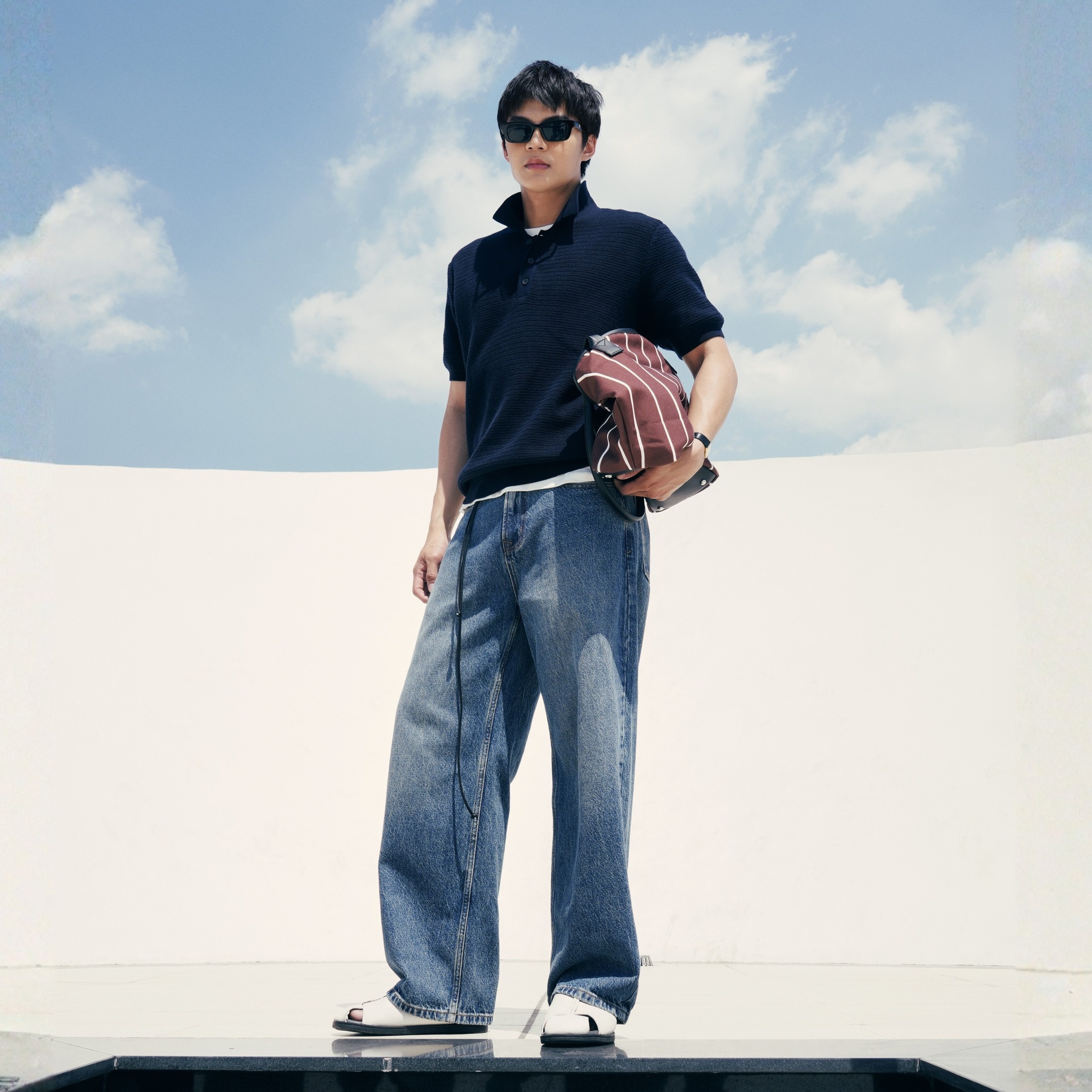 Quần jean / Quần denim nam Form Straight - ROUTINE 10S26DPA028