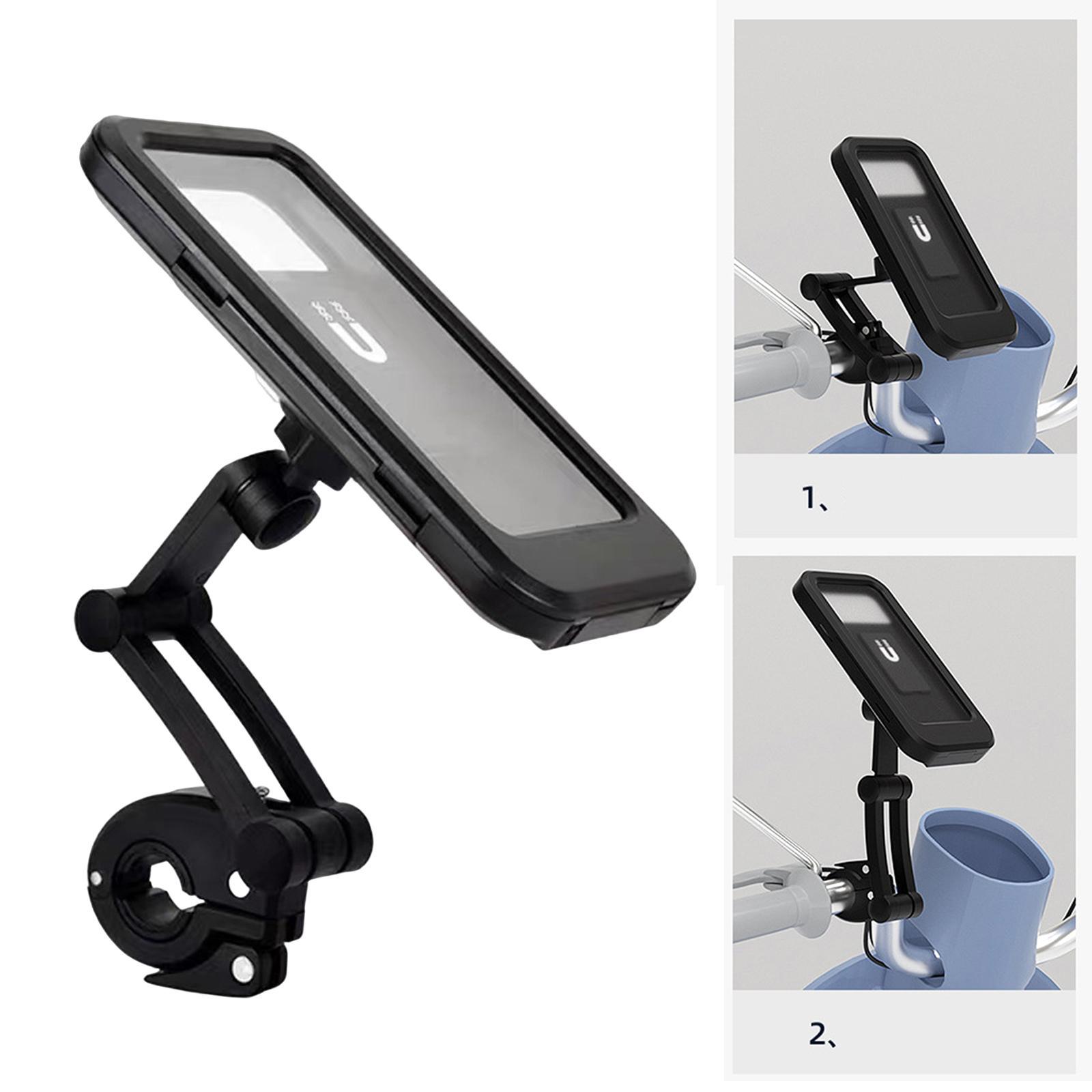 Bike Phone Holder Universal Stand Motorcycle Handlebar Phone Mount Clamp