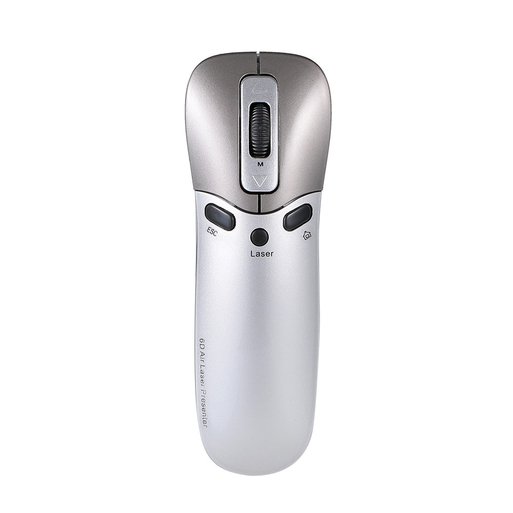 Chuột Thuyết Trình Không Dây 2.4g Đa Chức Năng 6d Cảm Biến Con Quay Điều Khiển Từ Xa