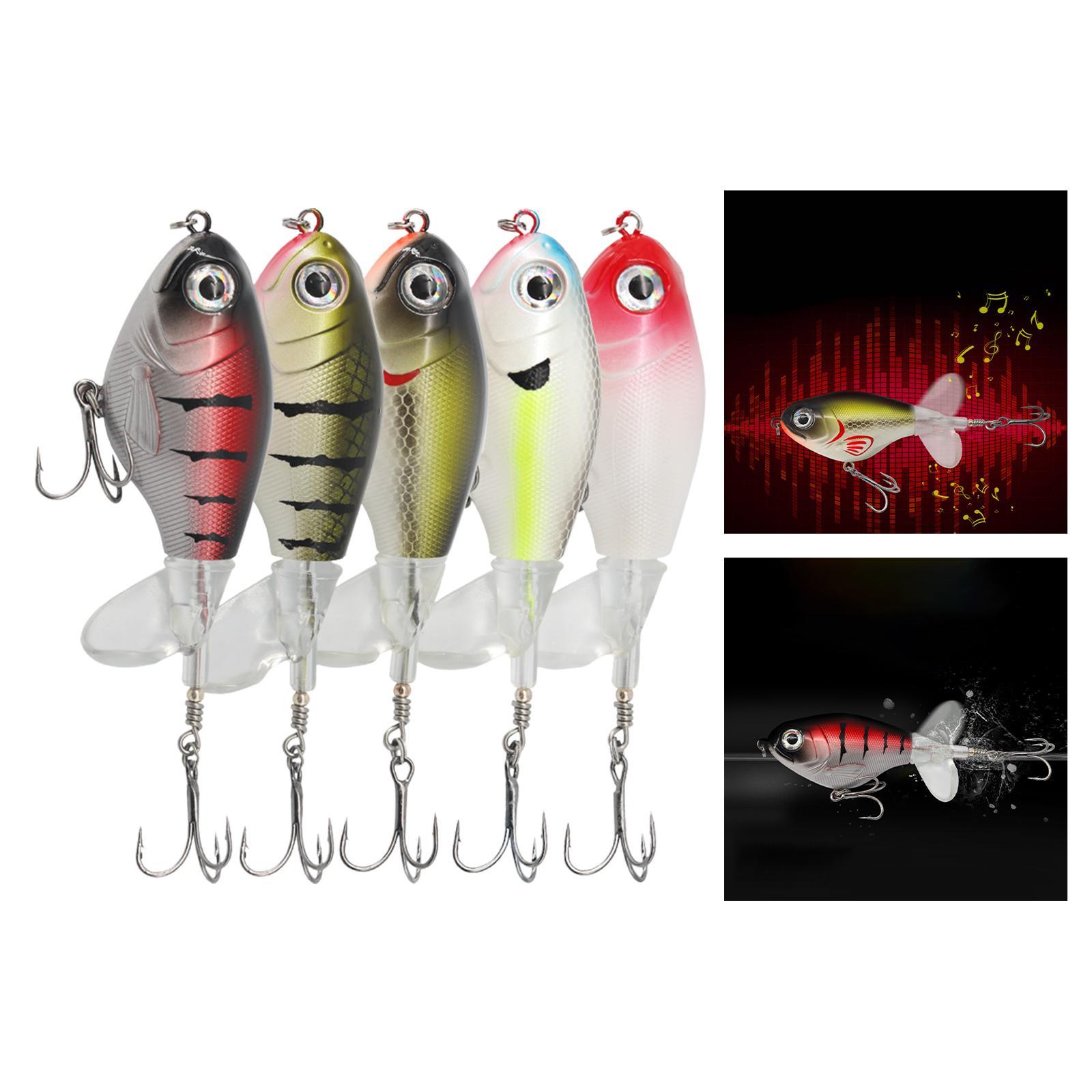 5x Fishing  Propeller Tail Swimbaits Hard Baits for Saltwater