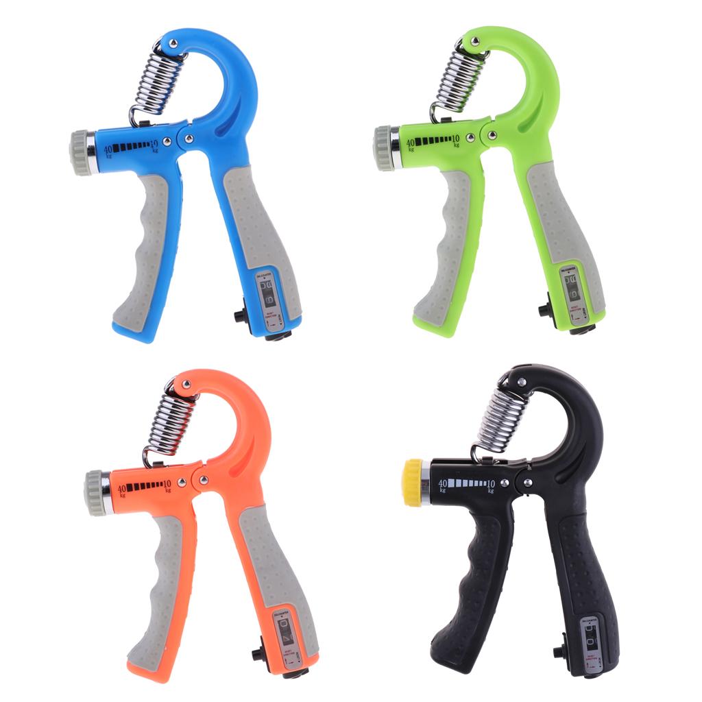 Adjustable Hand Grip Strengthener Exerciser Forearm Gripper    Blue
