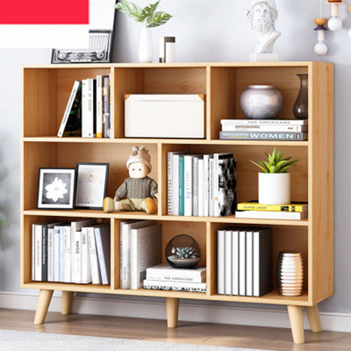 Kệ sách đa năng giá sách gỗ MDF nhiều ngăn cao cấp MGK018 homessen