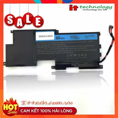 Pin cho Laptop DELL XPS 15-L521X  - 8 CELL - XPS 15-L521X, W0Y6W 9F233 3NPC0