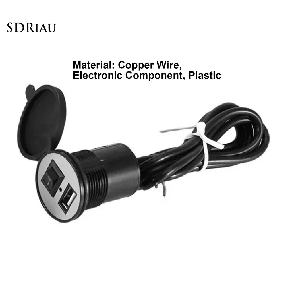 Bộ sạc điện thoại chống nước dễ lắp đặt cho xe máy