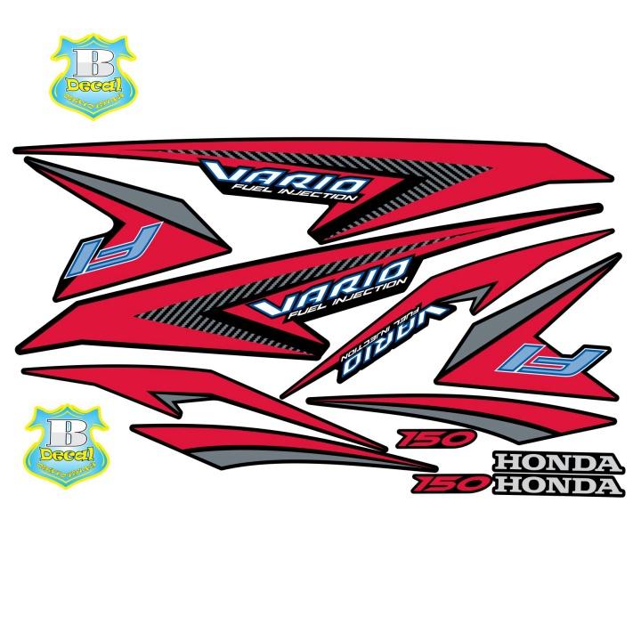 Tem rời vario 2017 đỏ đen