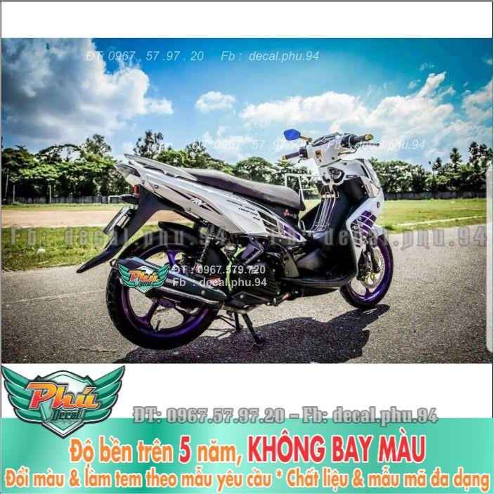 Tem rời Novo Tím đen Trắng -1