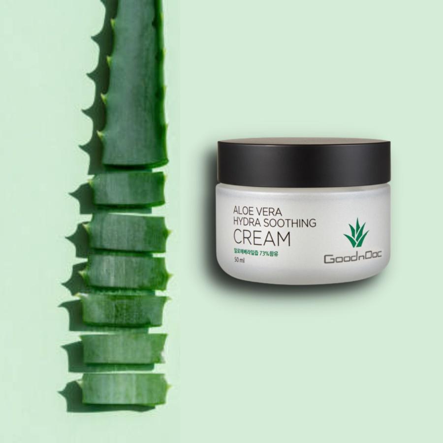 Kem Dưỡng Ẩm Lô Hội Aloe Vera Soothing Cream GoodnDoc 50ml