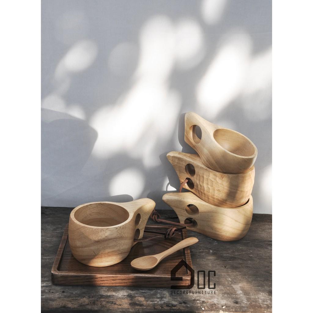 Cốc gỗ Kuksa Bushcraft