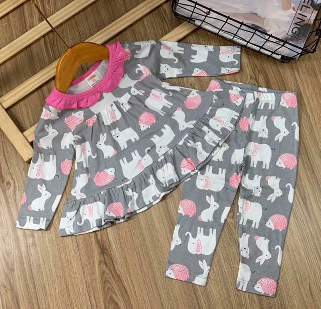 Bộ dài tay quần dài size nhỏ 8-23 ký vải xuất xịn loại 1 đồ bộ trẻ em