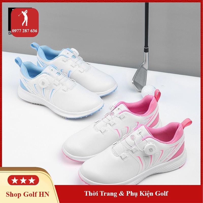 Giày golf Nữ thể thao núm vặn êm chân thoáng khí GG022