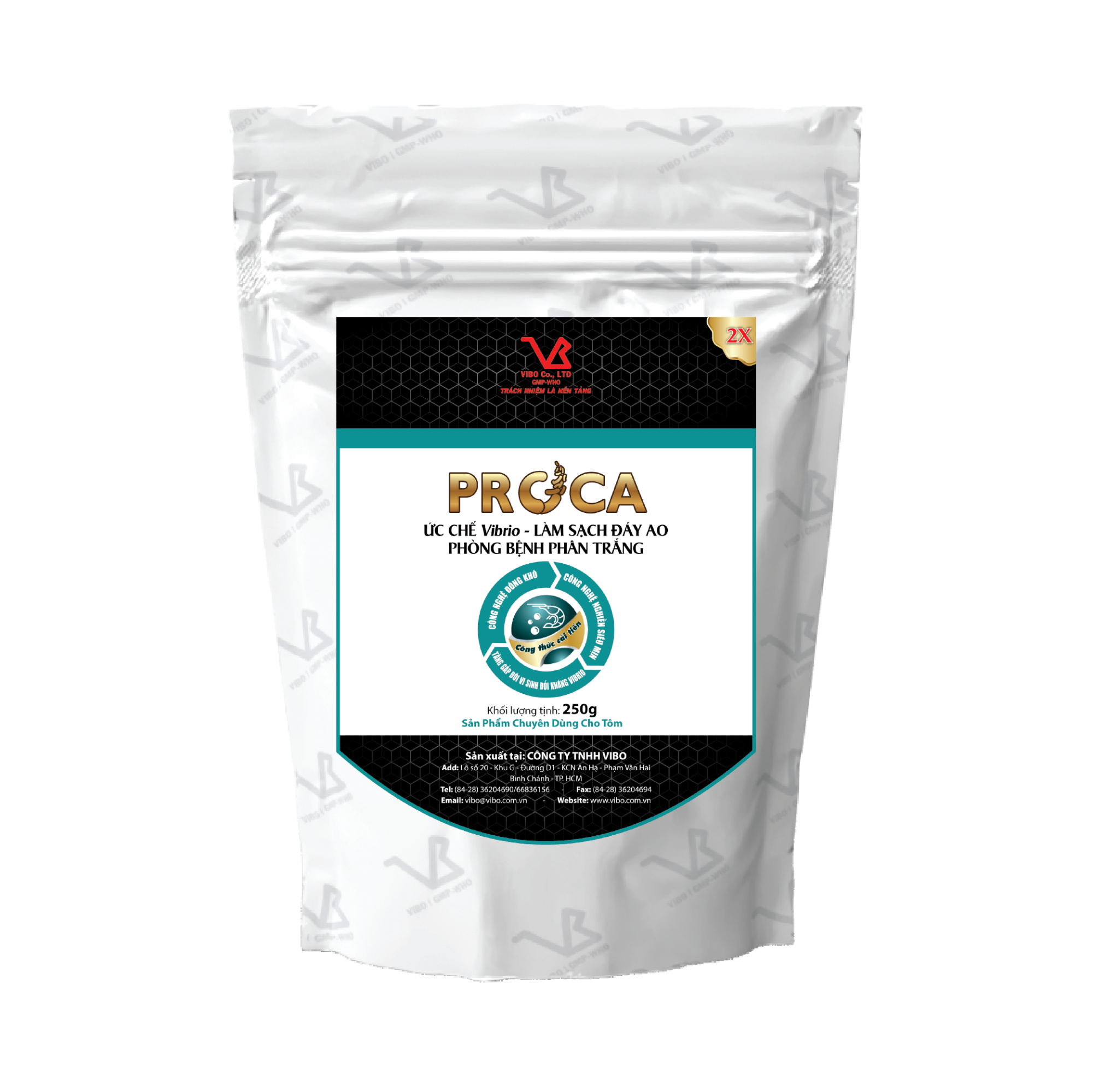 Men vi sinh xử lý đáy và nước ao nuôi tôm. gói 250g
