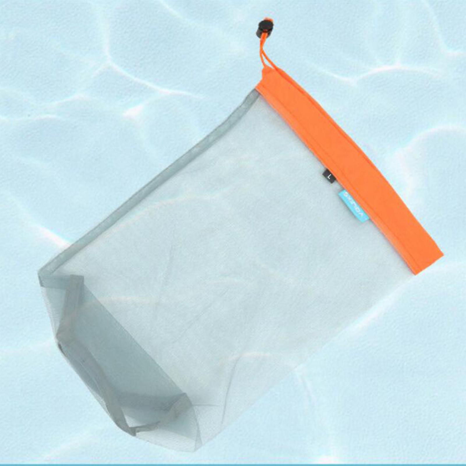 Ultra Light Stuff Sacks Nylon Mesh Drawstring Storage Bag for Camping Travel