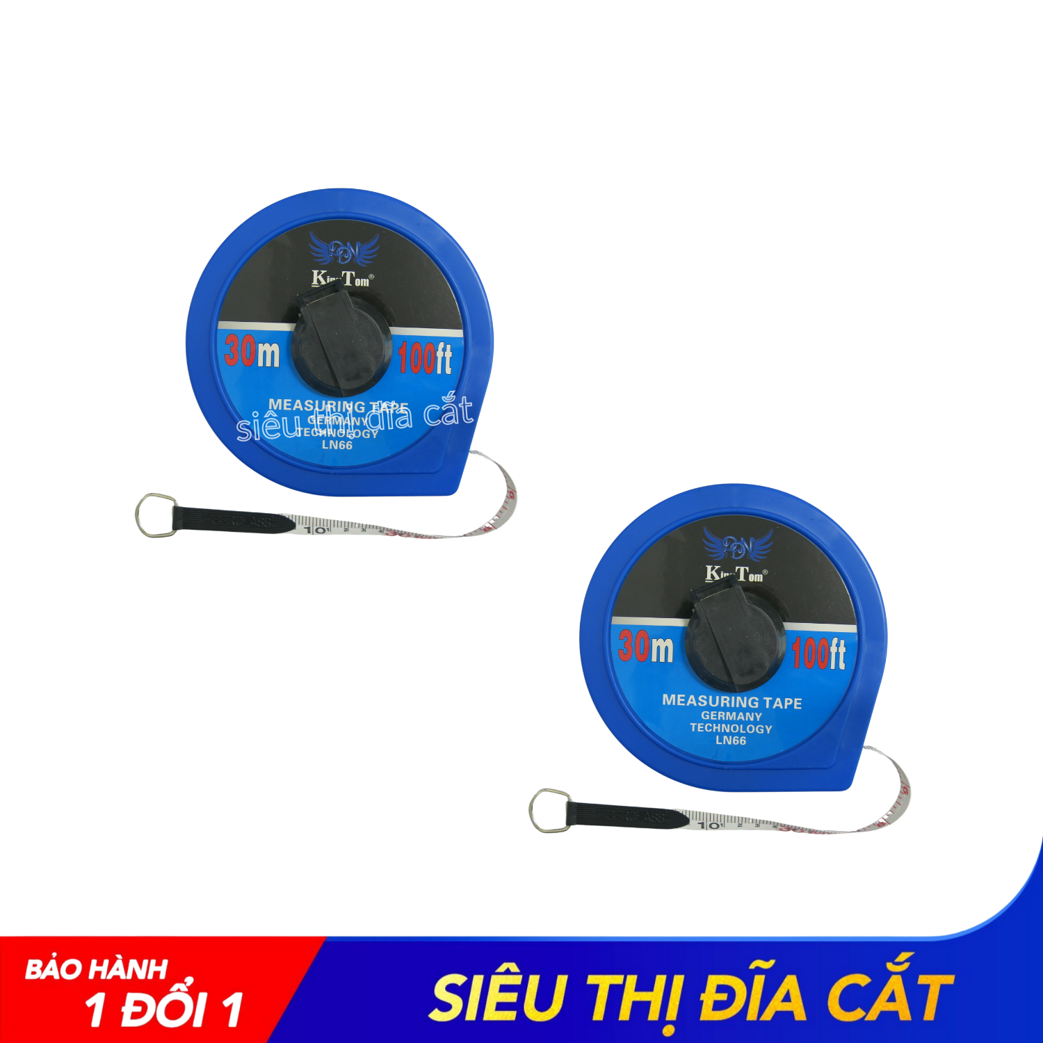 Thước Cuộn KingTom 30 Mét - Sản Phẩm Chính Hãng Cao Cấp