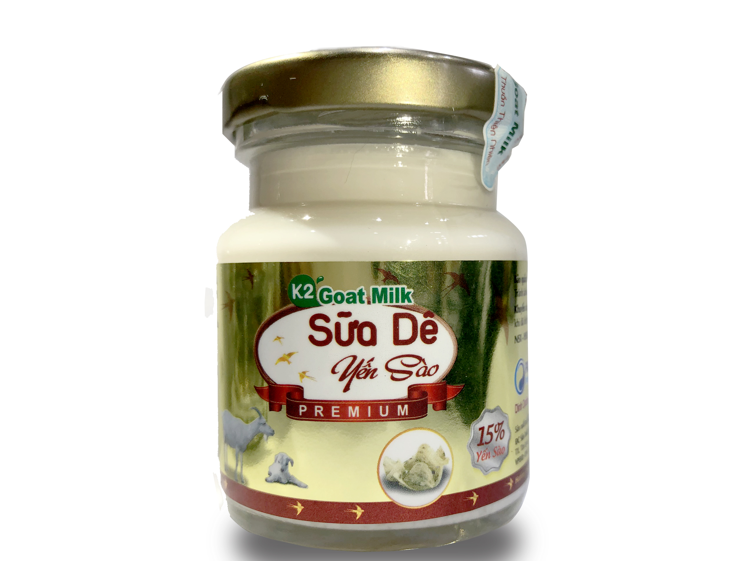 Thùng 12 hũ Sữa Dê Tươi Yến Sào K2 Goat Milk ( 70 ml/ hũ)