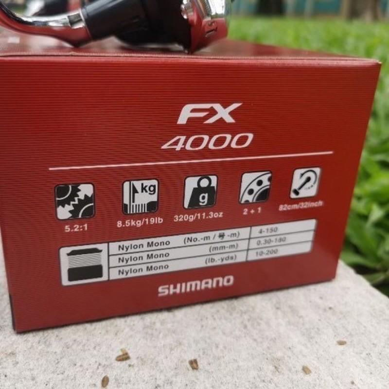 máy câu cá FX 4000 shimano máy tải cá lên 10kg y hình máy quay rất êm