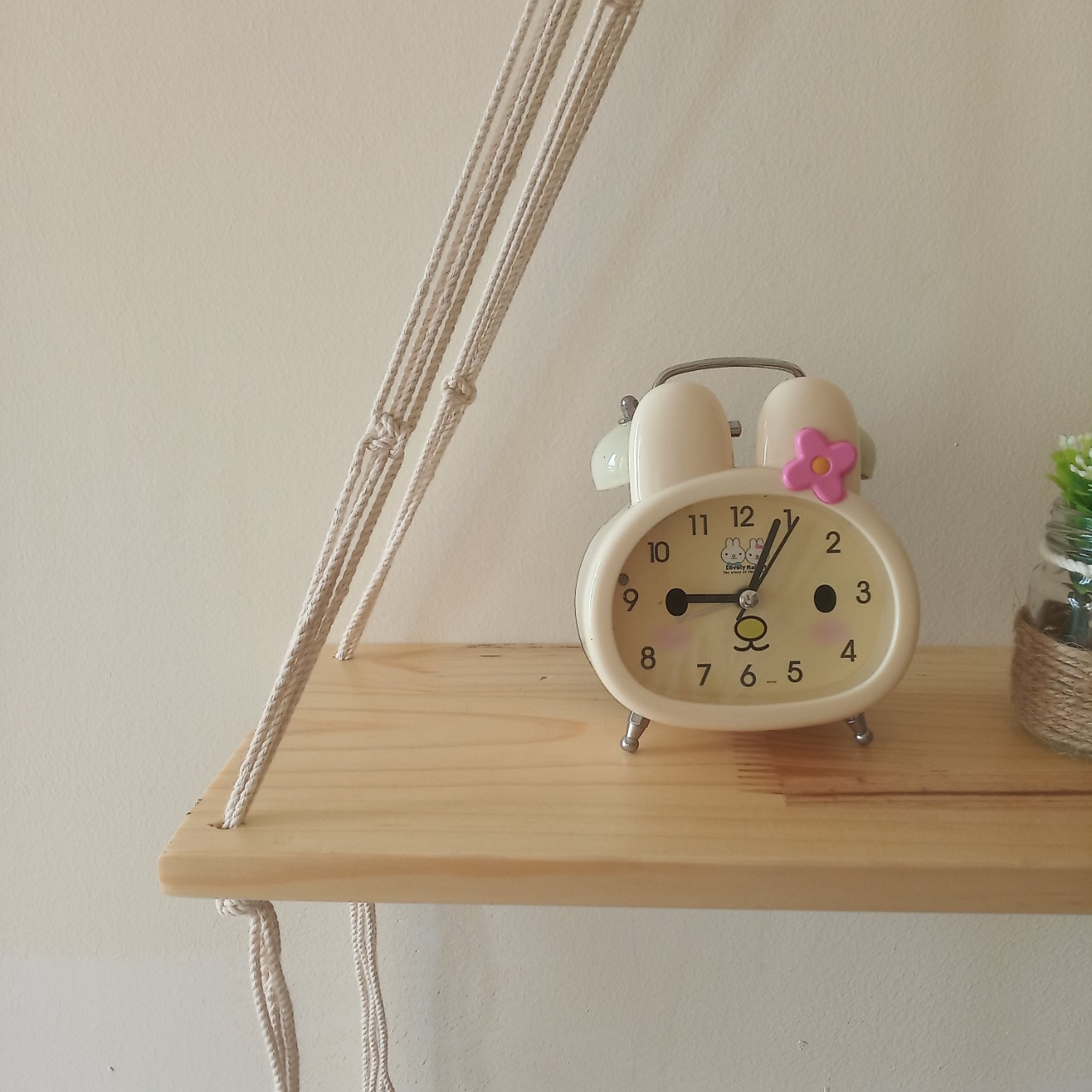 Kệ trang trí kệ treo dây macrame handmade 40x15x70cm