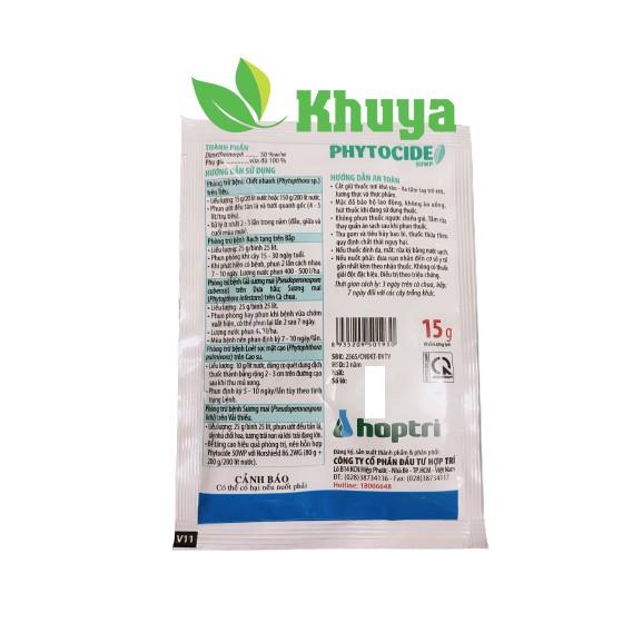 Thuốc trừ bệnh cây Hợp Trí Phytocide 50WP 15gr Sương Mai - Chết Nhanh