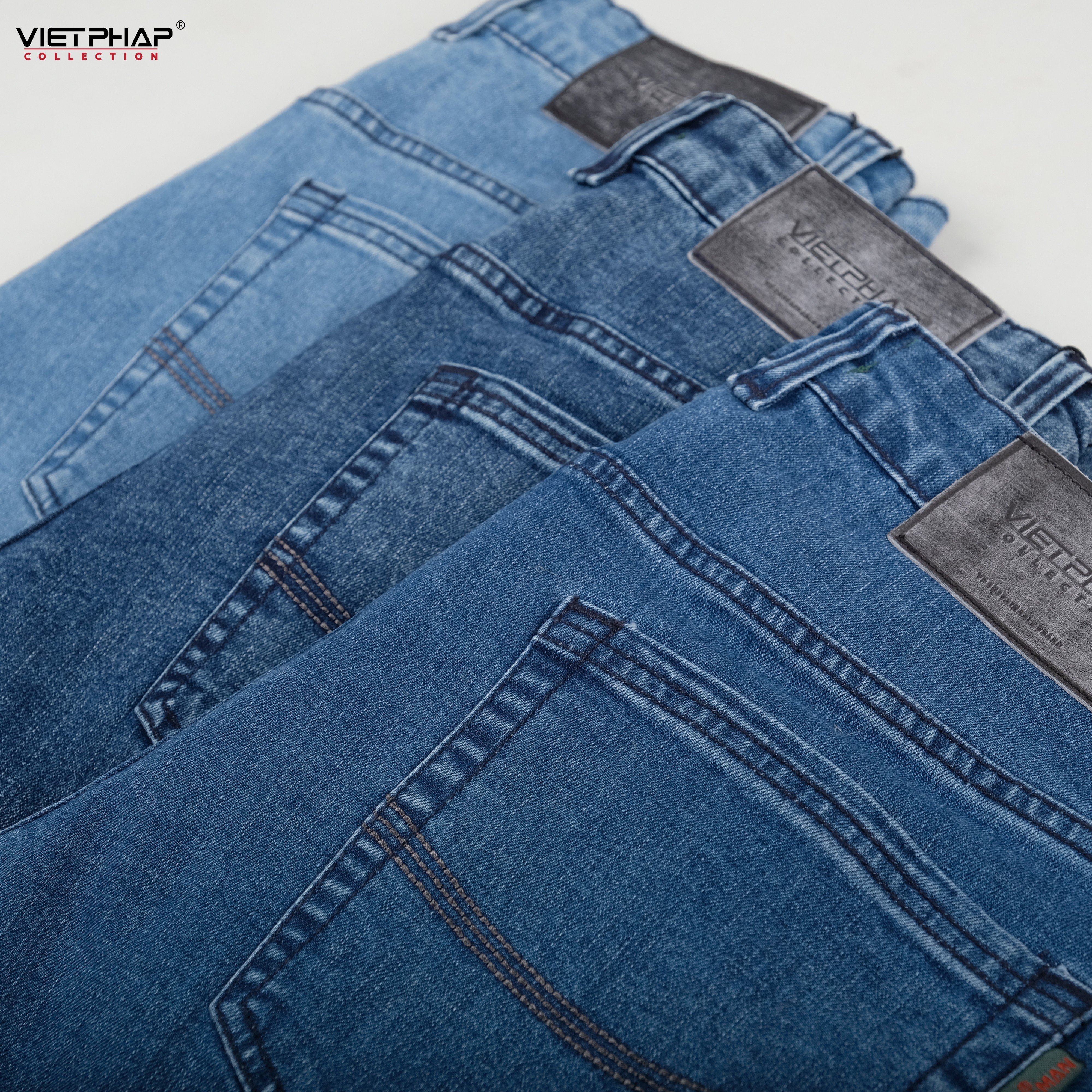 Quần Short Jeans Nam VIỆT PHÁP/ Chất Cotton Cao Cấp co giãn, độ bền màu cao 0313