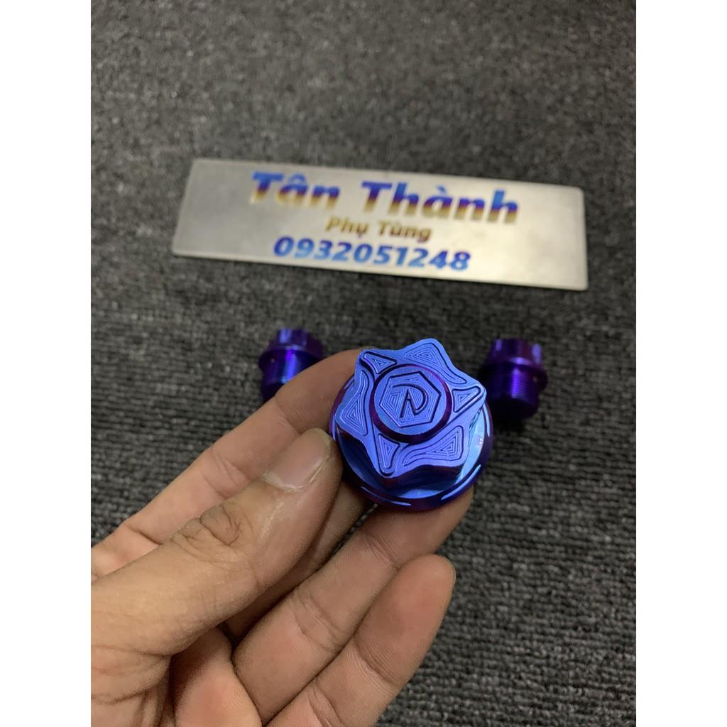 Bộ ốc chảng ba dành cho xe Sonic Titanium GR5 xanh tím, xanh lục bảo