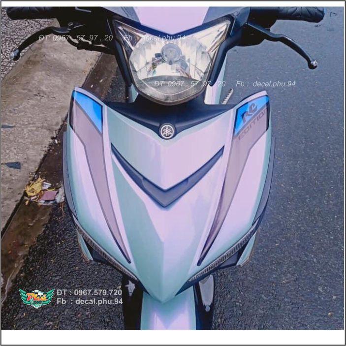 Tem rời Exciter 150 Trắng Xanh mẫu mới 2020  -1