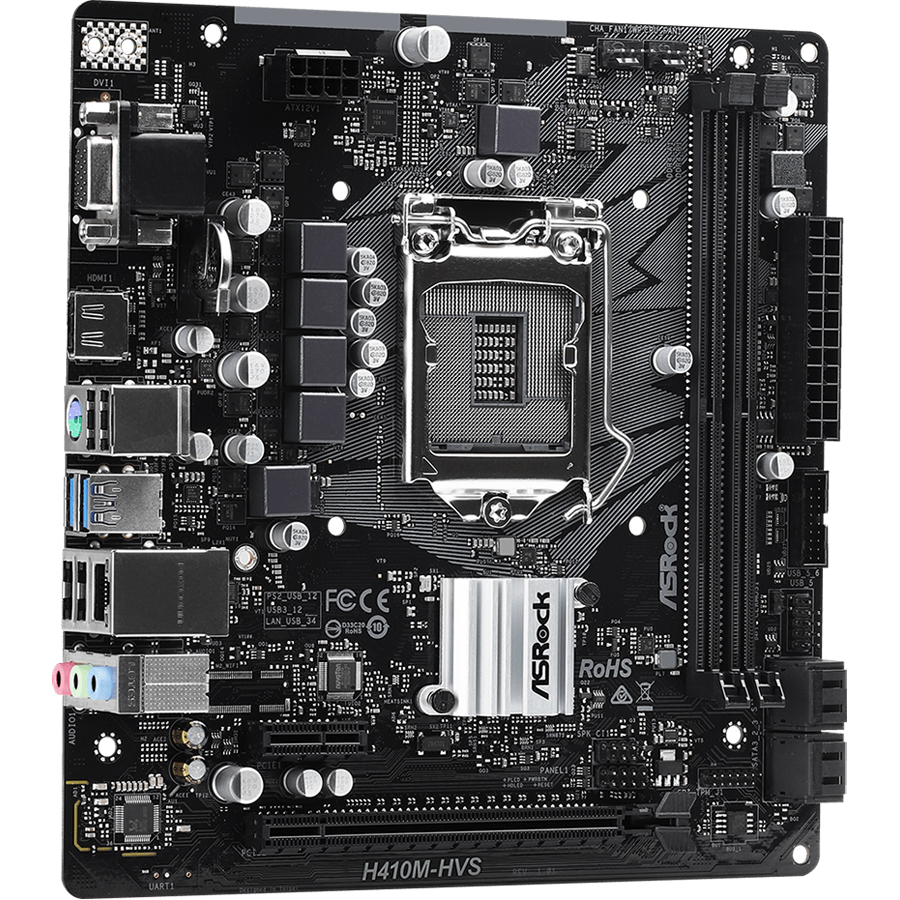 Bo Mạch Chủ Mainboard ASRock H410M-HVS - Hàng Chính Hãng