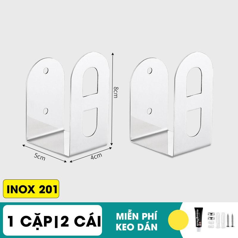 Giá Cài Thớt &amp; Vung Nồi Dán Tường [ INOX 304 ] Dán Tường | Tặng Kèm Keo Dán Siêu Chắc