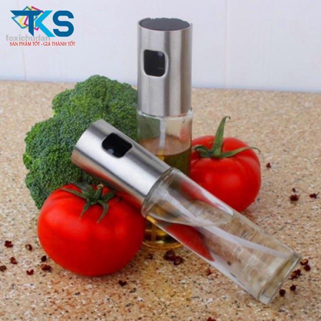 Bình xịt dầu ăn thuỷ tinh 100ml