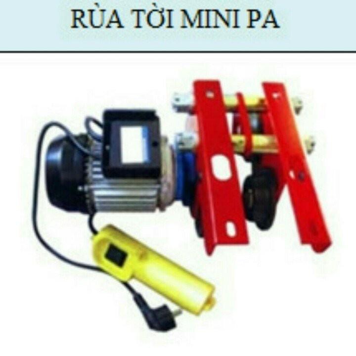 Rùa tời - Con chạy 1 tấn của tời điện- Rùa di chuyển dành cho tời điện 220v