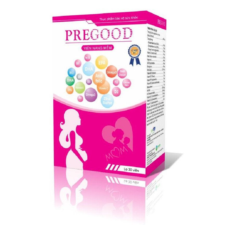 Pregood tăng cường sức khỏe và nâng cao sức đề kháng cho phụ nữ 30 viên