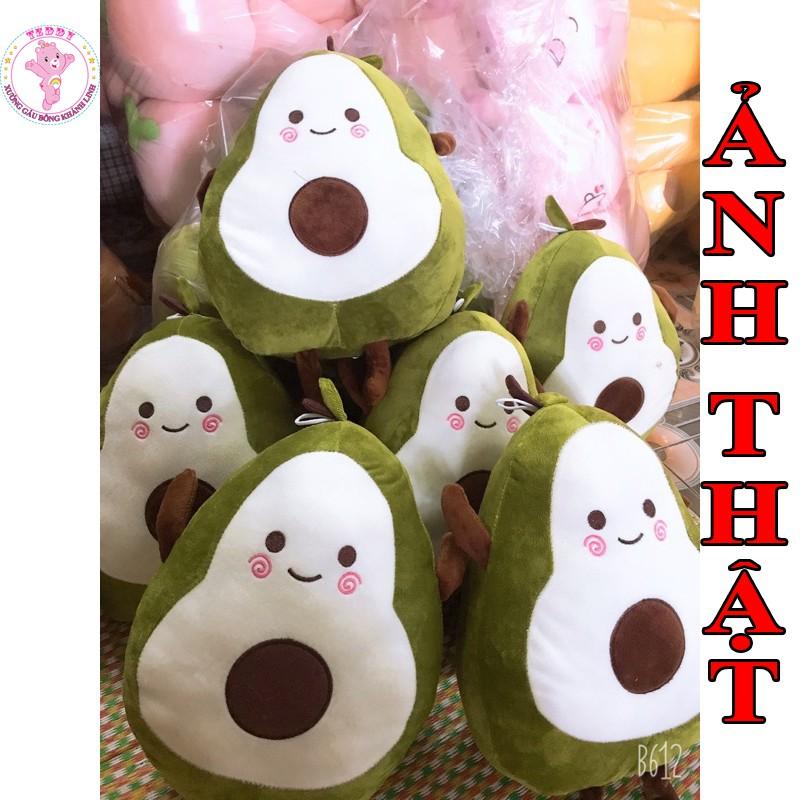 Gấu Bông Bơ Tròn, Trái Bơ Tròn Size 40Cm Siêu Đáng Yêu Bông Gòn Cao Cấp An Toàn Cho Sức Khỏe