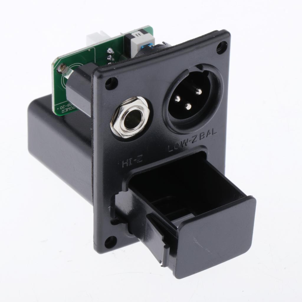 4 Ban Nhạc EQ Preamp Piezo Khuếch Đại Cân Bằng Dân Gian Guitar Pickup có MÀN HÌNH LCD Bắt Sóng