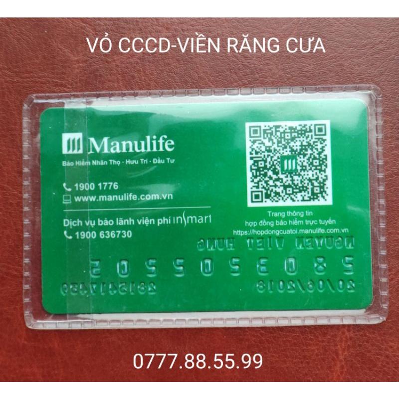 Bao Vỏ Căn Cước ATM, thẻ bảo hiểm xe máy, BHYT, bằng lái xe, thẻ ATM nhựa PVC siêu trong siêu dẻo