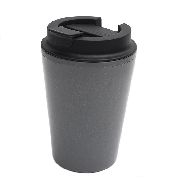 Thuận lợi nhất mới Âu Mỹ cốc nước hai lớp mini thân lúa mì cầm tay thời trang xe hơi cà phê đơn giản