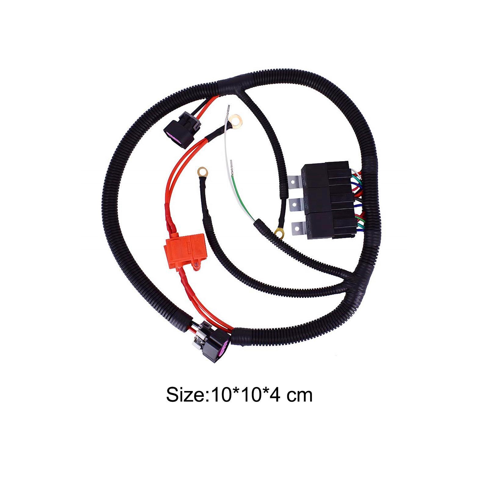 Dual Electric Fan Upgrade Wiring Harness/ 7L5533A226T Easy Installation for Escalade Control Wiring Harness Tool