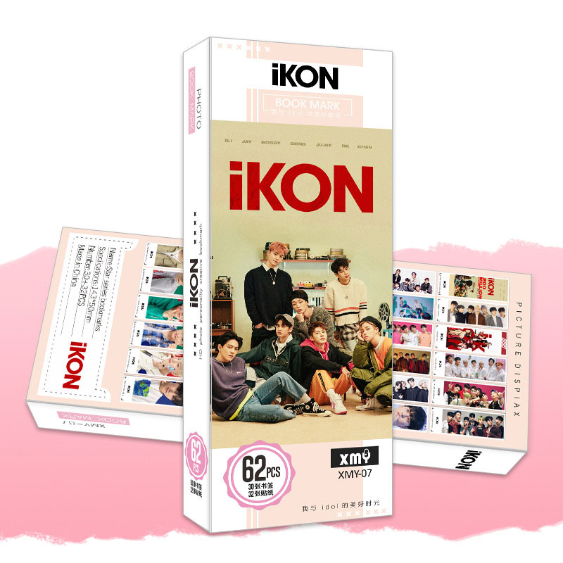 Thẻ đánh dấu trang IKON 36 tấm bookmark mẫu mới