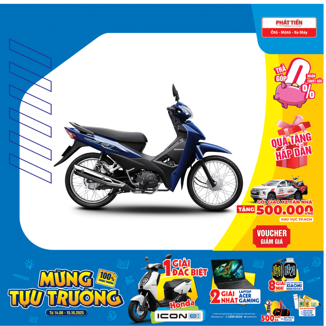 Xe máy Honda Wave Alpha 2024 Phiên bản Tiêu Chuẩn