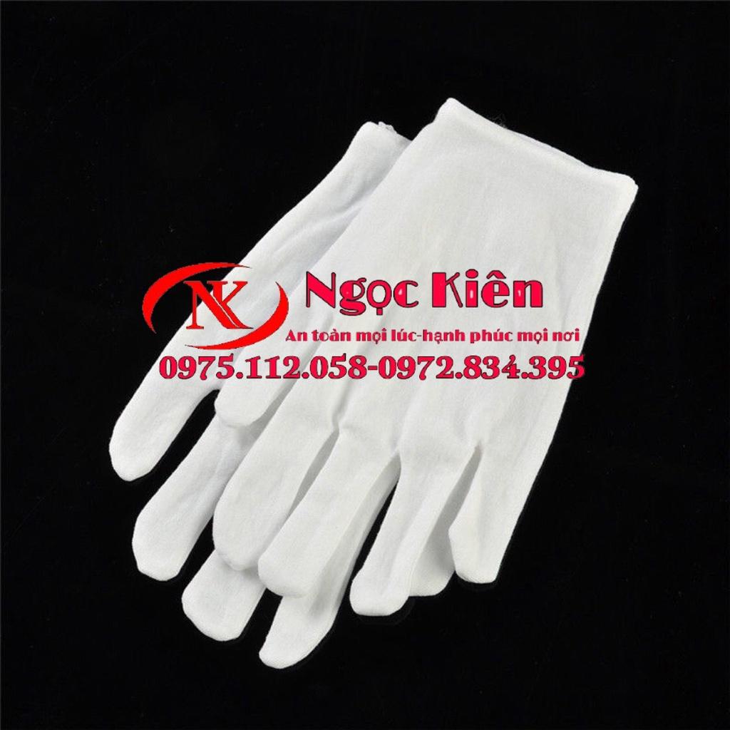 Găng tay trắng chất liệu cotton siêu nhẹ tiện dụng