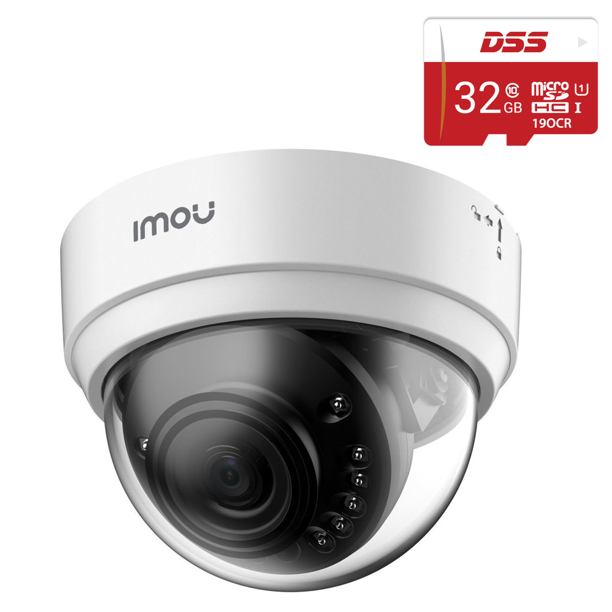 Trọn Bộ Camera IP Imou IPC-D22P 2.0MP Full HD 1080P và Thẻ Nhớ DSS 32Gb - Hàng Chính Hãng